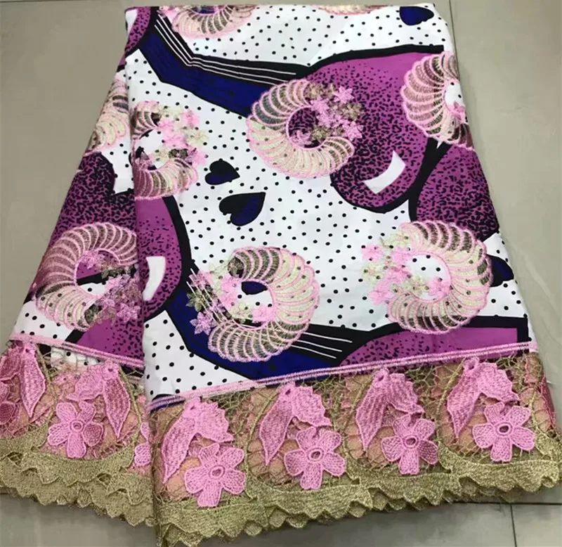 african lace fabric 100% cotton fabric guipure lace fabric african cord lace 6yard nigerian lace fabrics african fabric ZQ-B21