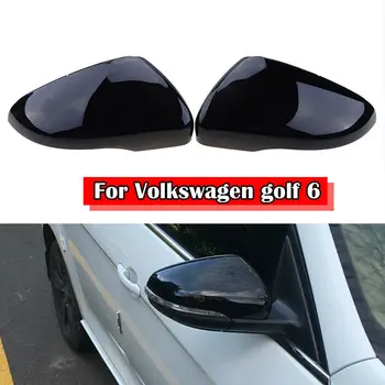 

For Volkswagen Jetta MK6 Passat B7 scirocco MK3 2009 2010 2011 2012 Car Side Rearview Mirror Cap Cover car rearview mirror cover