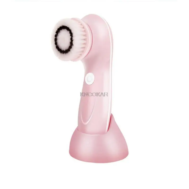 Czyszczenie twarzy Cleaner Massager wibracje wodoodporne produkty czyszczące pędzel do twarzy usuwanie pędzel do twarzy miękka skóra pielęgnacja