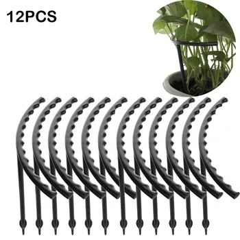 

6/12Pcs Plastic Arcuated DIY Plant Support Garden Climbing Trellis Flower Potted Climbing plant support frame Fixed plant growth