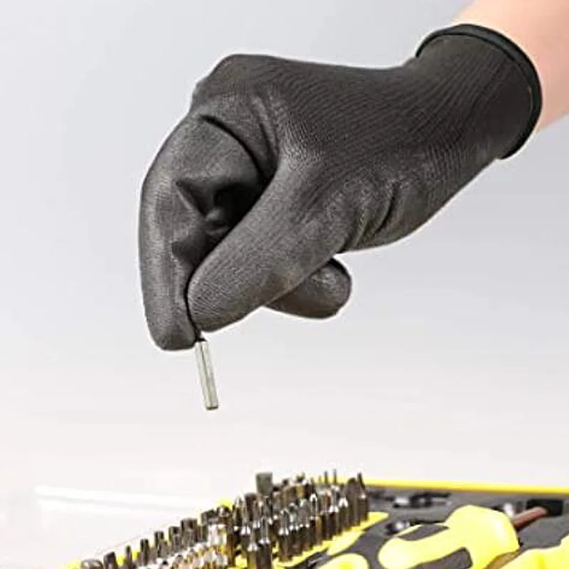 PU Nitrile Industrial Protective Work Glove Nylon Cotton Knitted Coated Palm Gloves work gloves nitrile gloves protective gloves