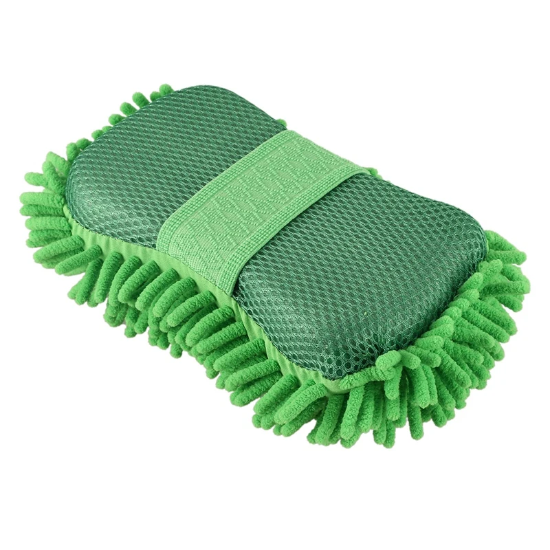 Car Hand Soft Towel Microfiber Chenille Washing Gloves Coral Fleece Auto | Дом и сад