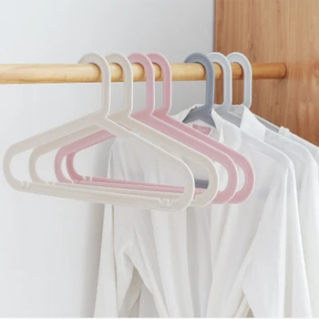 

10PCS Non-slip hanger wardrobe household adult multi-function suspender clothes hanger