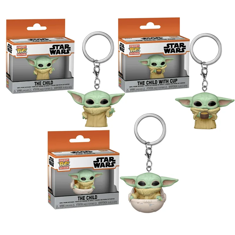 Disney Star Wars Baby Yoda Action Figure Keychain Toys | Игрушки и хобби