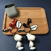 Южная Корея INS с милой собачкой гарнитура защитную крышку Кулон брелоки для пар брелок для автомобильных ключей кольцо праздничные подарки