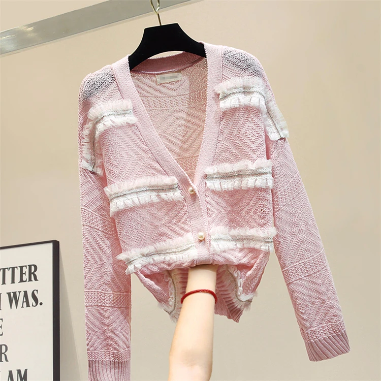 #^Special Price Modis floral round cute cardigan women loose lazy long sleeve sweater 2019 autumn and winter new arrival #^Special Price Modis floral round cute cardigan women loose lazy long sleeve sweater 2019 autumn and winter new arrival