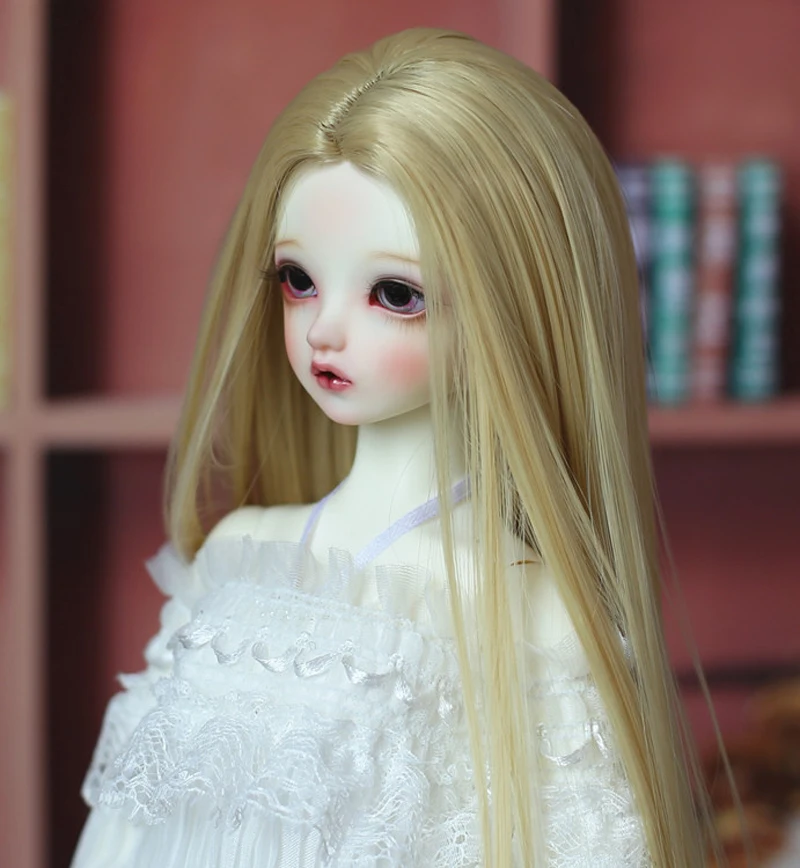 

1/3 1/4 1/6 1/8 Bjd SD Doll Wig High Temperature Long Straight Hair Wig