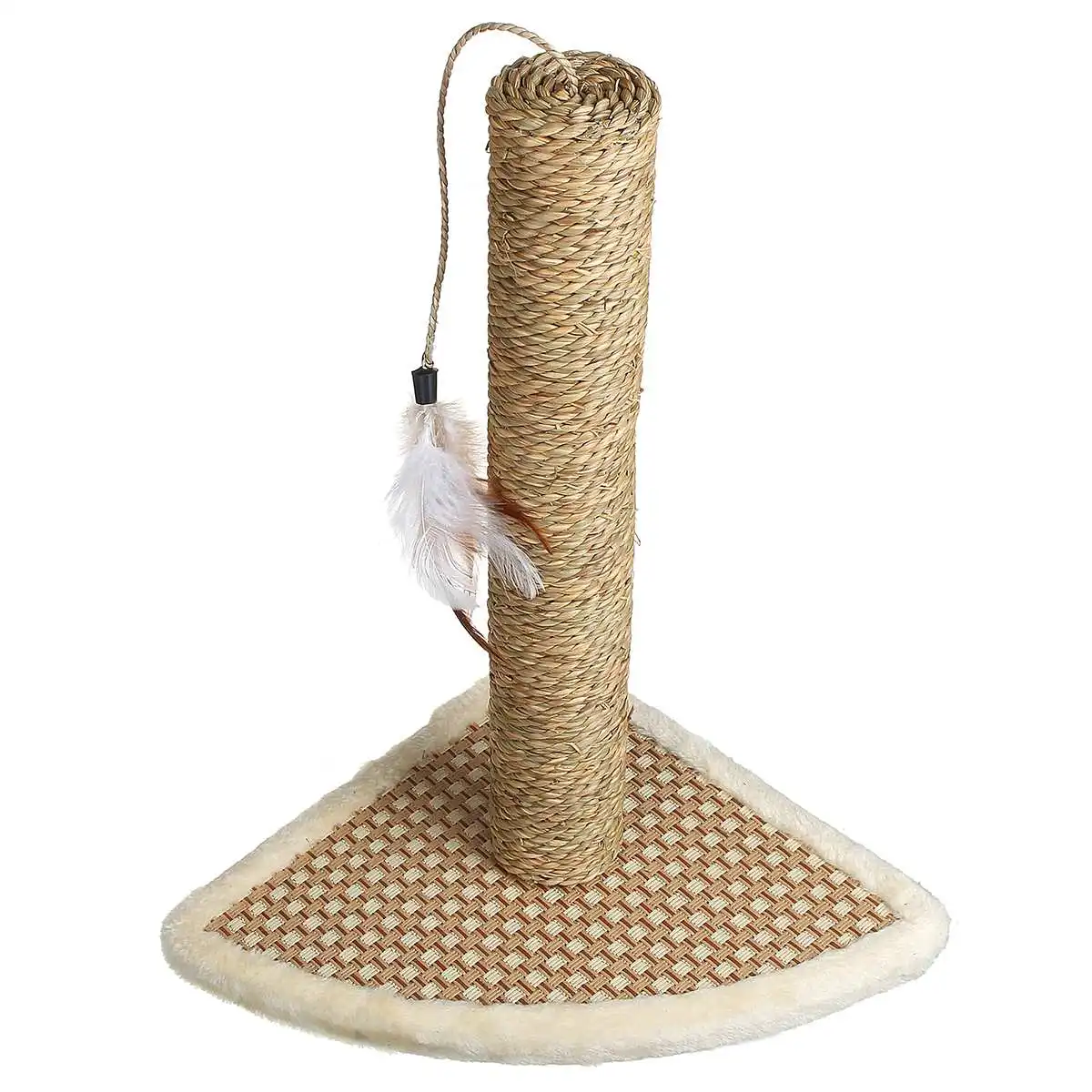 Type 2 Съемный Когтеточка для кошек скалолазание дерево скребок с висячими перьями диван Когтеточка игрушка для домашних животных центр деятельности - Цвет: Type 2