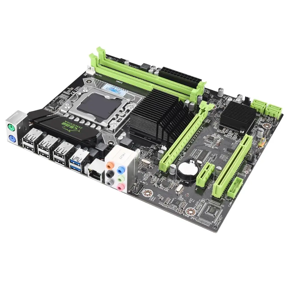 Jingsha X58 M-ATX настольная материнская плата DDR3 LGA 1366 Поддержка ...