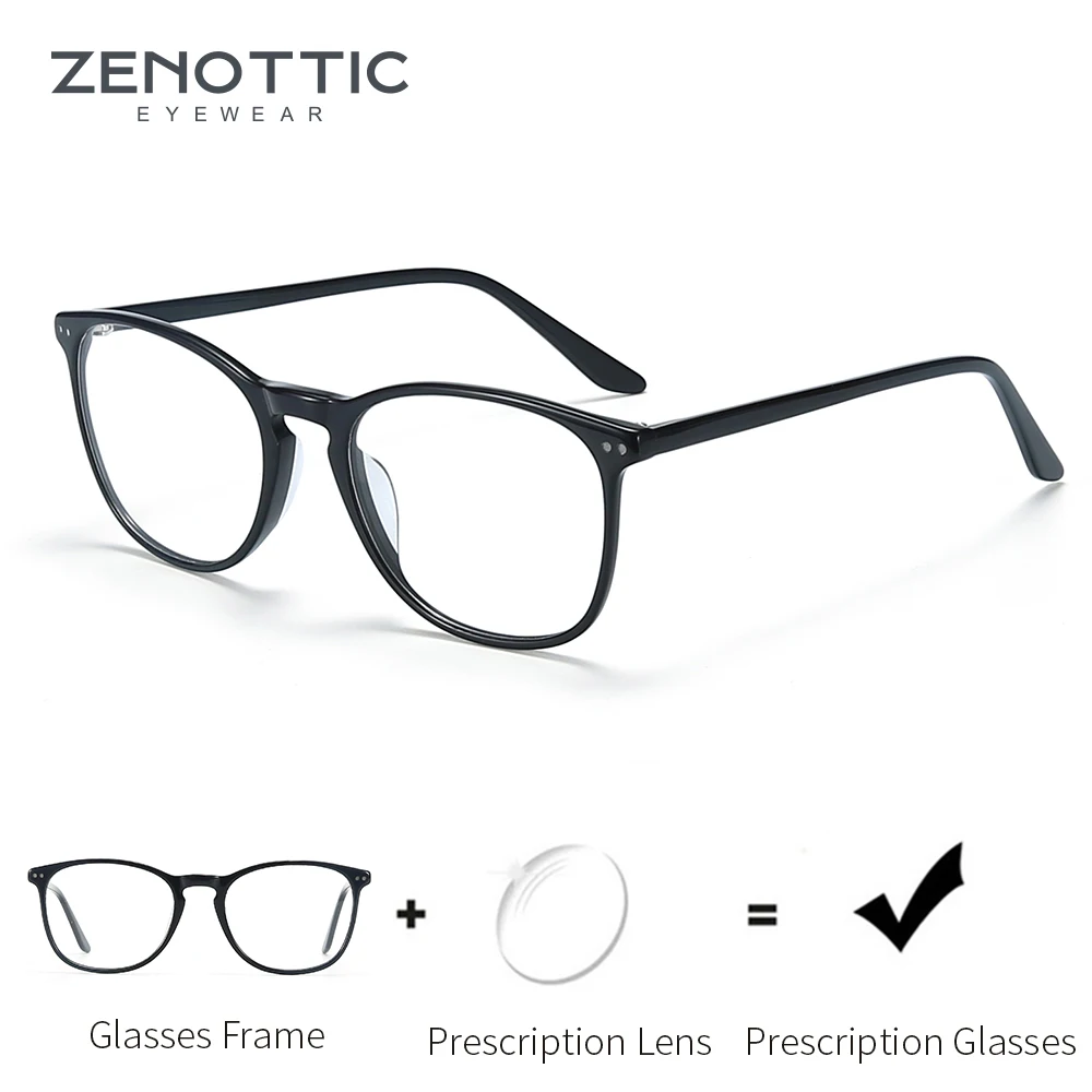 

ZENOTTIC Glasses Men Optical Spectacles Eyeglasses Fashion Design Myopia Prescription Glasses Progressive Eyewear 2019 BT2011