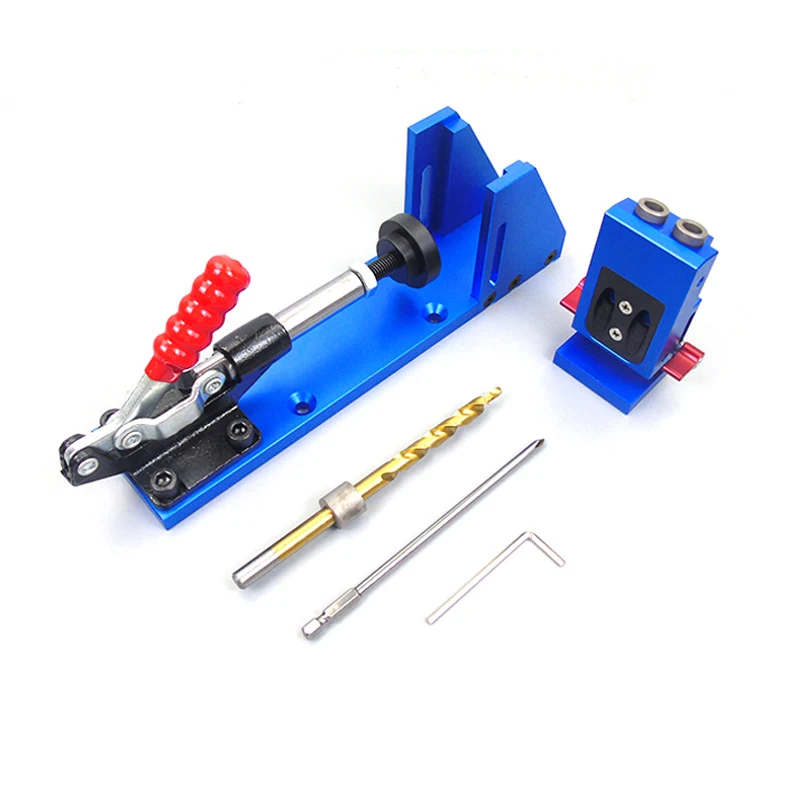 

1PC Woodworking Angled Hole Drilling Machine XK-2 Auxiliary Tool Portable Angled Hole Locator Woodworking Drilling Tools Kit
