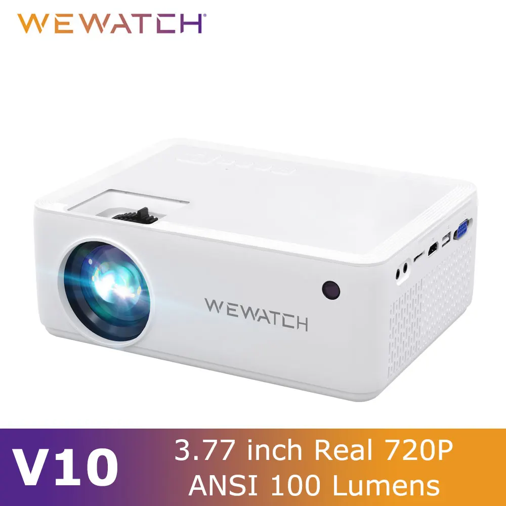 Портативный светодиодный мини-проектор WEWATCH V10 1024*720 HD 1080P |