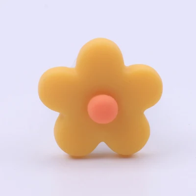 Air Freshener Car Interior Air Outlet Little Flower Cartoon Duck Solid Fragrance Diffuser Car Styling Decoration Accessories - Название цвета: Yellow flower