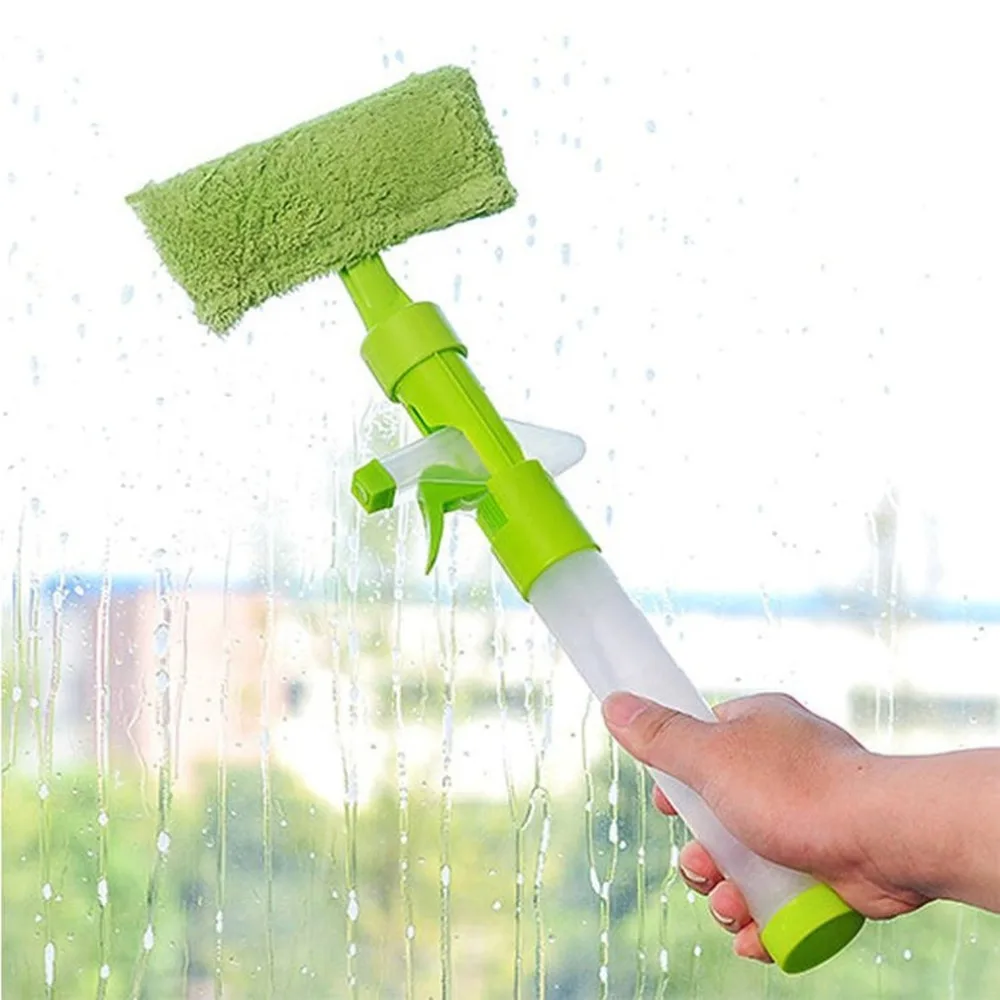 Многофункциональный Sprayable инструмент для мытья стеклянных окон очиститель окон двухсторонний скребок очиститель стекла