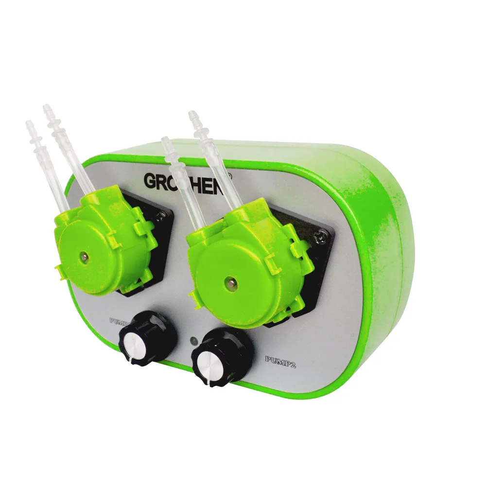 

Small Intelligent Peristaltic Pump Dosing Pump Flow Adjustable, Easy Use GROTHEN 8ml/min to 240 ml/min G628-2