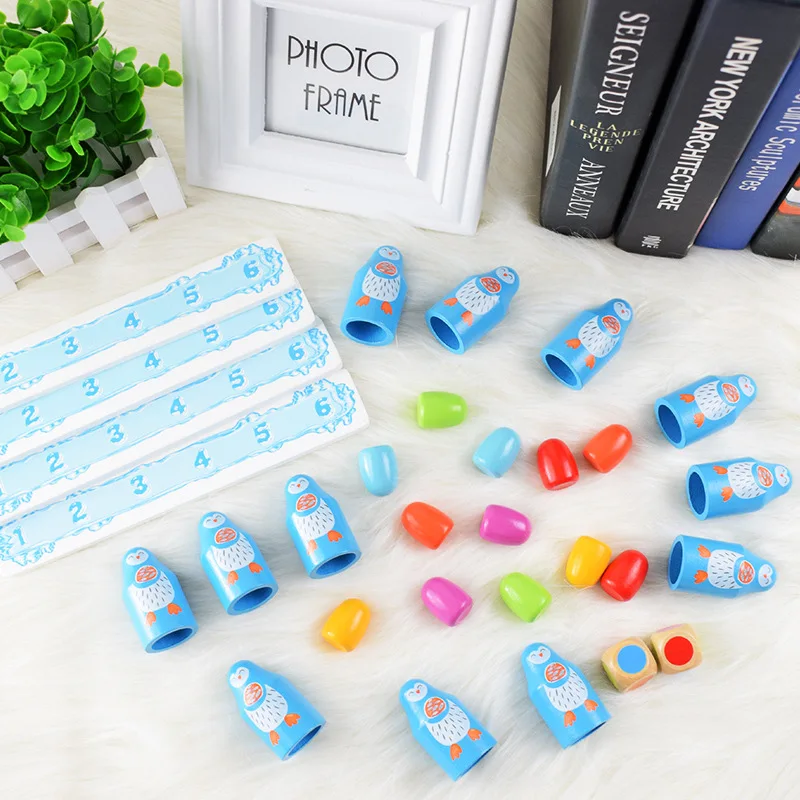

Penguin Memory Game Children Multi-functional Early Education Wooden Educational Preschool Education Toy sdip qi Parent And Chil