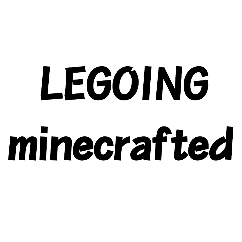 Legoing Minecrafte Guardian My World Animals Zombie Steve Figures Models Building Blocks Toy For Kid Legoings Animal Minecrafted
