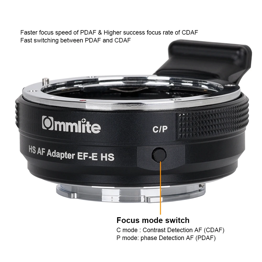 Commlite CM-EF-E HS адаптер объектива с автофокусом для Canon EF/EF-S объектив Sony E-Mount Camera A9 A7RIII