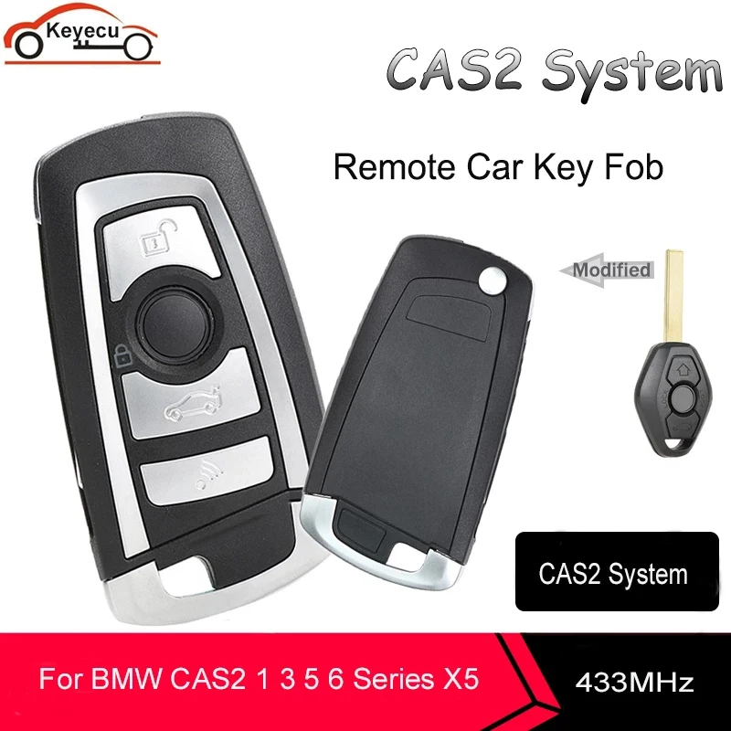 CAS2 Modified Flip Remote Key 4B 315LP PCF7946  for BMW 1 3 5 6 7 X3 X5 Z3 Z4 