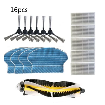 

1*Main Brush+ 4*Drag +5*Filter+ 6*Side Brushes Set Replacement For Kitfort Kt-516 Kt516 Vacuum Cleaner Accessories New 2020
