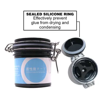 

Makeup Eyelash Tool Activated Carbon Glue Storage Box Grafting Eyelash Glue Storage Tank Sealing Fresh Dehumidification