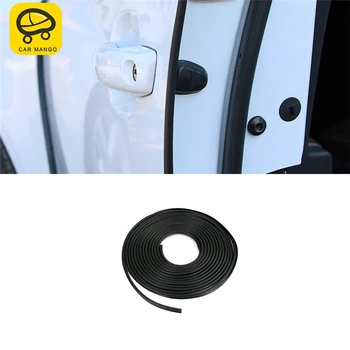 

CARMANGO Car Styling Door Anti Collision Rubber Sealing Strip Protector Sticker Exterior Accessory for Audi Q3 8U 2016 2017 2018