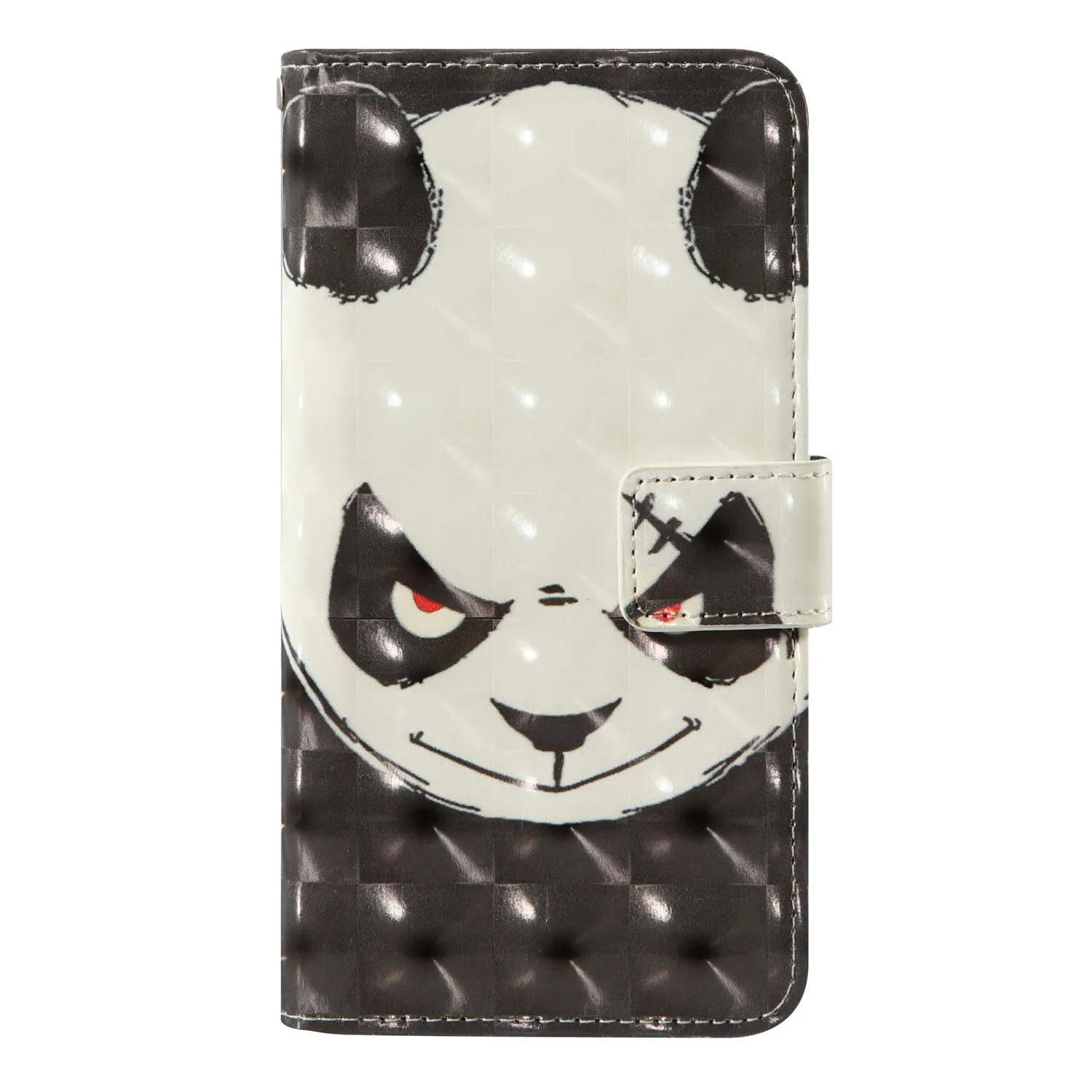 Fierce panda Кожаный чехол-бумажник с откидной крышкой 3D для Explay Rio Play Fresh Vega Flame SURF Neo X-tremer A500 Pulsar Golf Diamond Blaze чехол для телефона s - Цвет: Fierce panda
