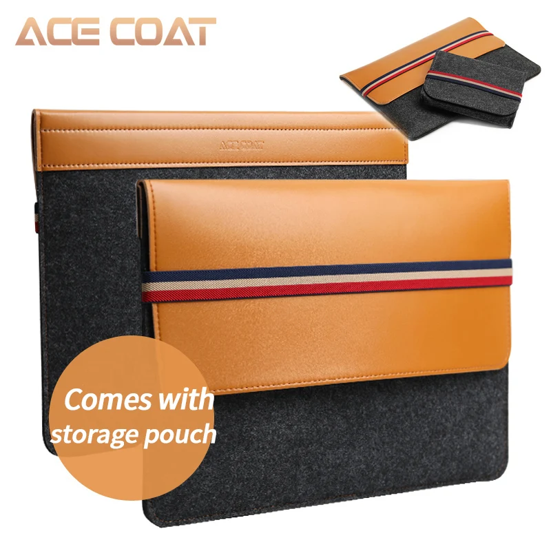 Чехол для ноутбука ACECOAT с ручкой и карманами MacBook Air/Pro 15 4 Retina 13 3 дюймов air 13|Сумки