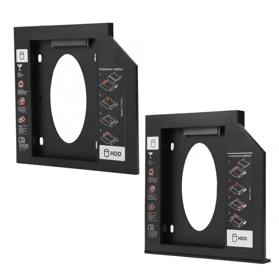 SATA 3 HHD SSD корпус жесткого диска пластиковый кронштейн для универсального ноутбука cd-rom поддержка твердотельного диска коробка и механический жесткий диск