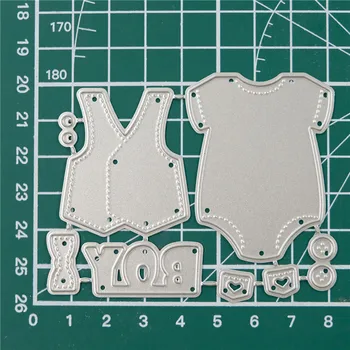 

Eastshape Crafts Metal Steel Cutting Dies Latest Baby Clothes Stencil for DIY Scrapbooking Paper/photo Cards Embossing Dies