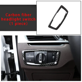

For BMW new X2 F39 carbon fiber headlight switch molding trim 1pc