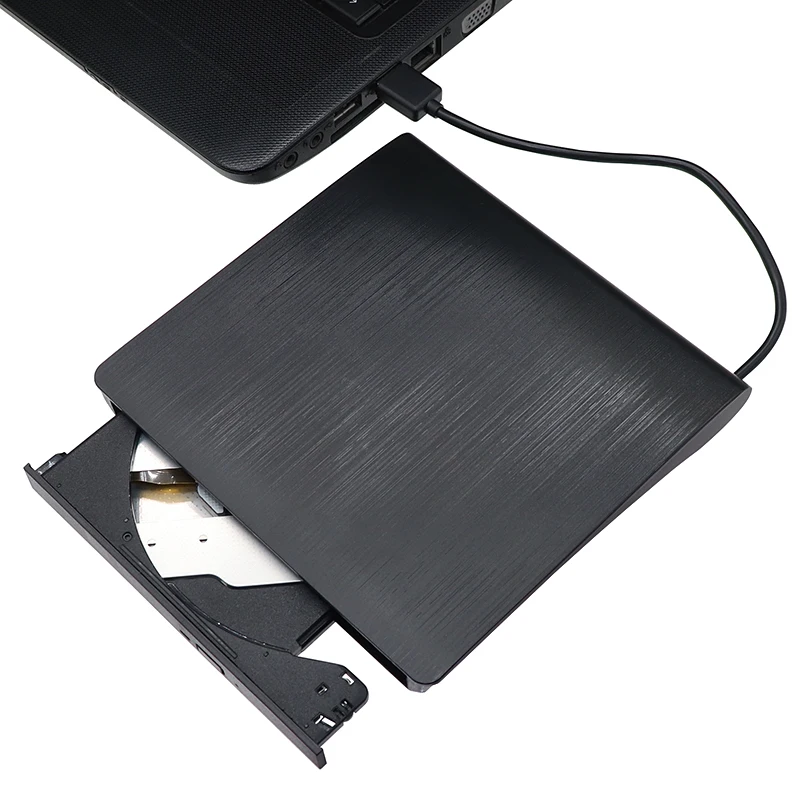 USB 3,0 тонкий внешний DVD RW CD Писатель Привод горелки ридер плеер Оптические приводы для портативных ПК dvd горелки dvd portatil
