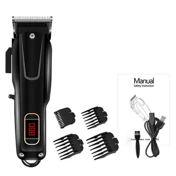 

S9 Retro LED Digital Display Hair Clipper Professional Waterproof Hair Trimmer Beard Trimmer Body Face Hair Clipper