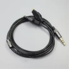 1 2 M 2 M Replacement Audio Cable for Sennheiser HD414 HD650 HD600 HD580 HD25 Headphones Durable Black 23 AugT0