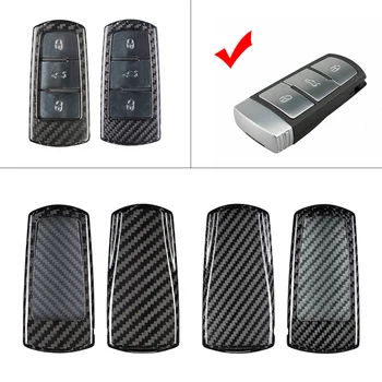 

Carbon Fiber Car Remote Key Shell Cover Case For VW CC 2009 2010 2011 2012 & For Volkswagen Passat B6 2006-2010