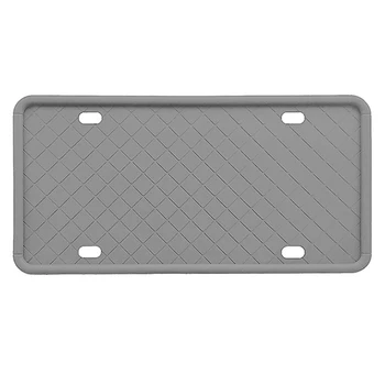 

Styling Car Accessories Drainage Hole High Temperature Resistant Soft Silicone With Screws Holder License Plate Frame Universal