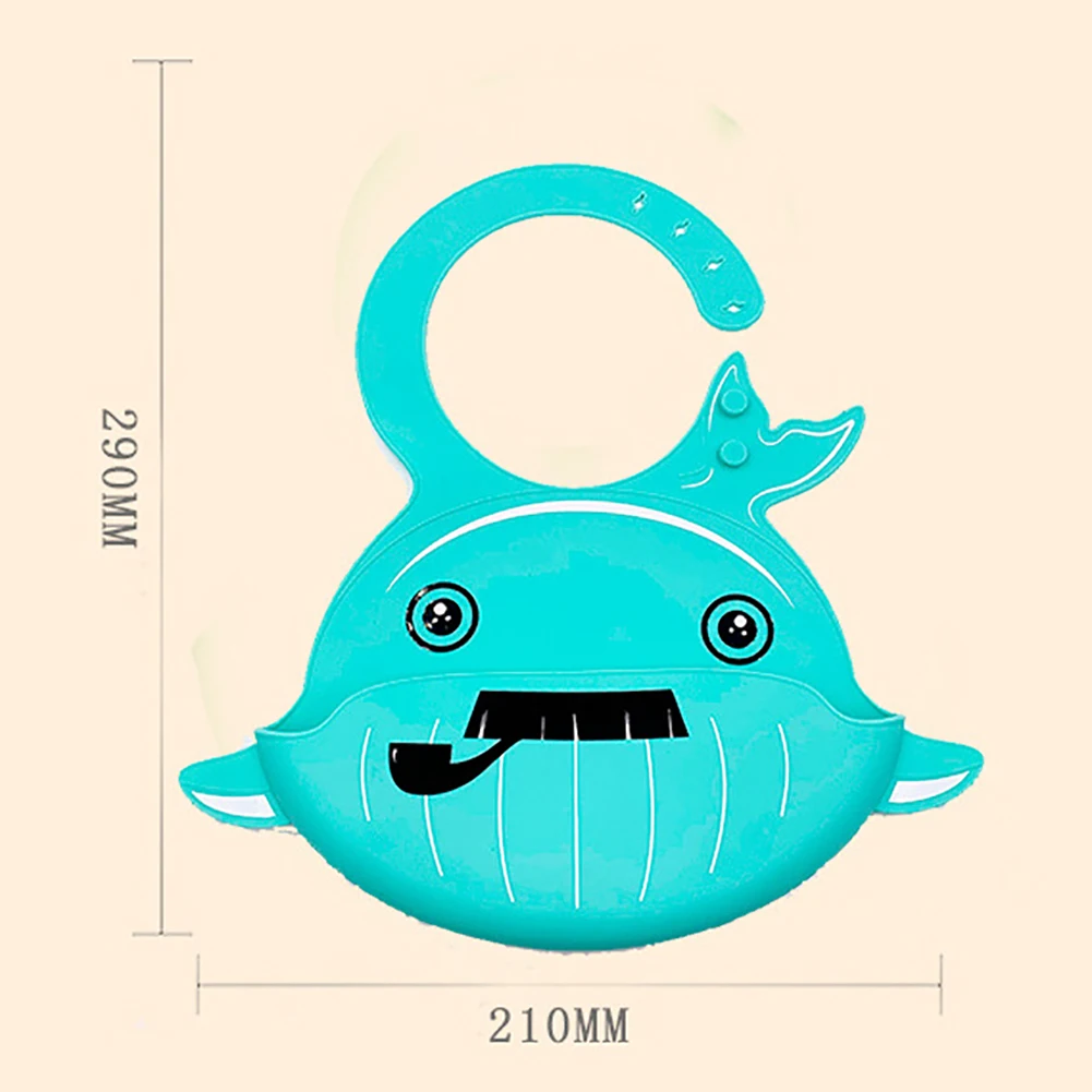 Мультфильм КИТ pufferfish кармашек для риса пищевой детский силиконовый чаша для риса супер мягкая детская чаша для риса детский одноразовый нагрудник