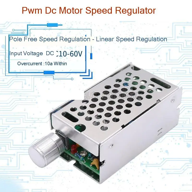 Регулятор скорости Pwm Dc мотор бесступенчатый регулятор приносить переключатель 775 мотор 795 электрооборудование линейный гладкий и гладкий 12V24V10A