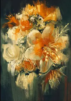 

pictures by numbers flower Abstract Watercolor Flowers diy paint painting by numbers flower acrylic paint wall decoration