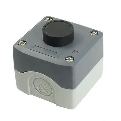 

Plastic Shell SPST Momentary Black Round Flat Push Button Switch 240V 3A