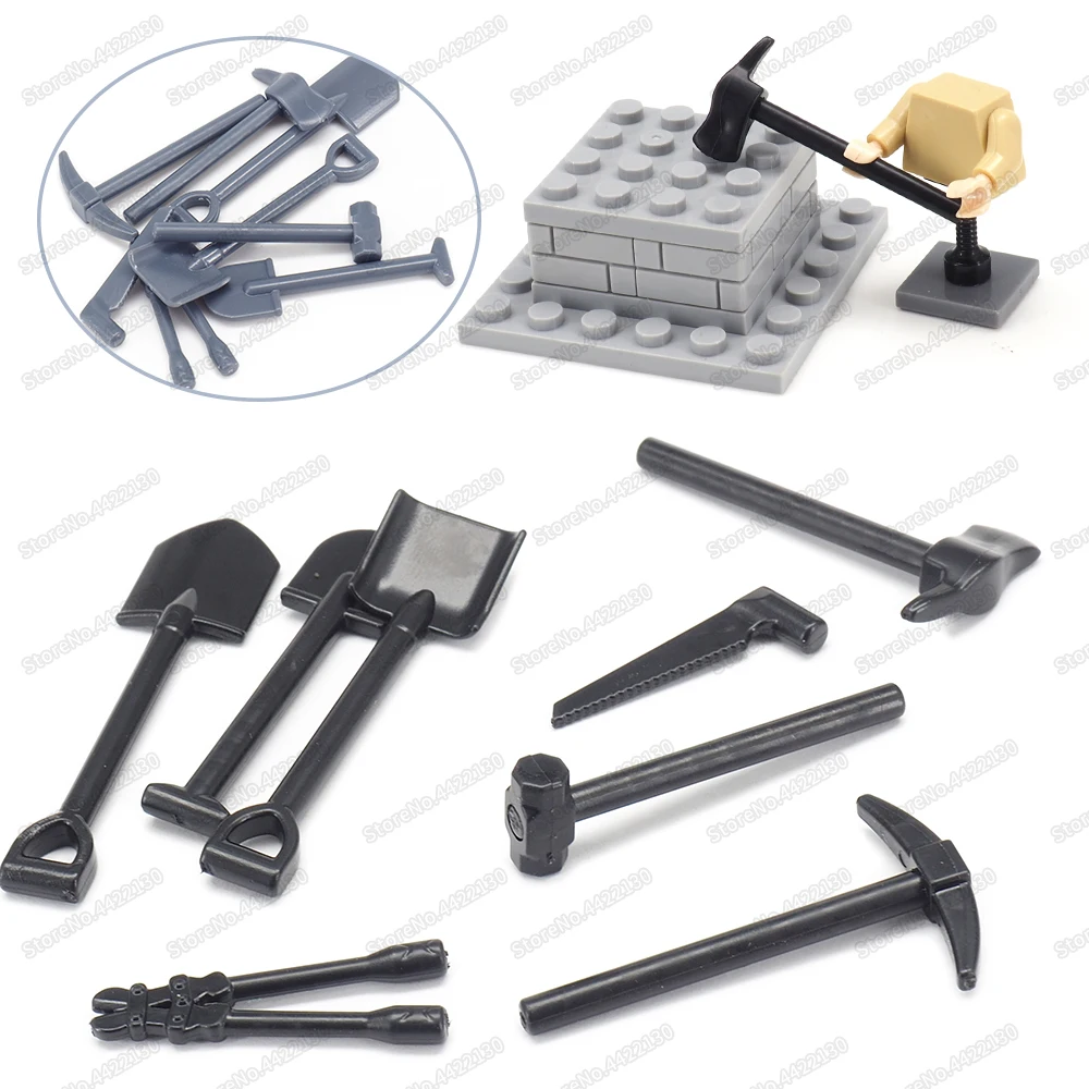 

Набор строительных блоков Moc WW2, военный инженерный инвентарь, модель крепости, детская игрушка образовательный Рождественский подарок