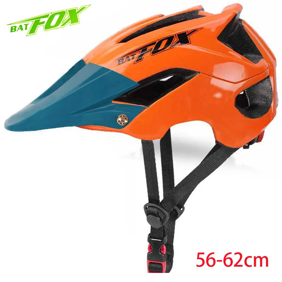 BATFOX велосипедный шлем MTB велосипедные шлемы оранжевые мужские горные защитные шлемы для верховой езды Fietshelm женские сверхлегкие уличные спортивные шлемы - Цвет: 5002-Orange-DG