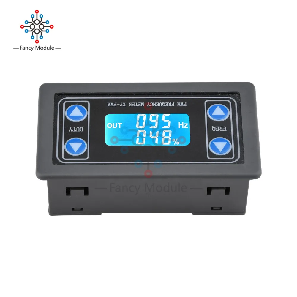 1Hz-150KHz Adjustable Meter PWM Signal Generator Frequency Meter DC 3.3-30V Liquid Crystal Display Duty Cycle Frequency 3