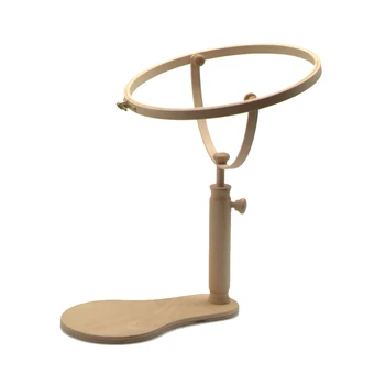 

Embroidery Stand Hoop Wood Embroidery and Cross Stitch Hoop Set Embroidery Hoop Ring Frame Adjustable Sewing Tools