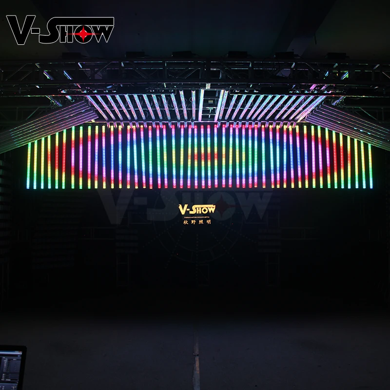 16 шт. светодиодная Пиксельная трубка с Artnet DMX контроллер диджей сценический светодиодный бар для события церковная дискотека