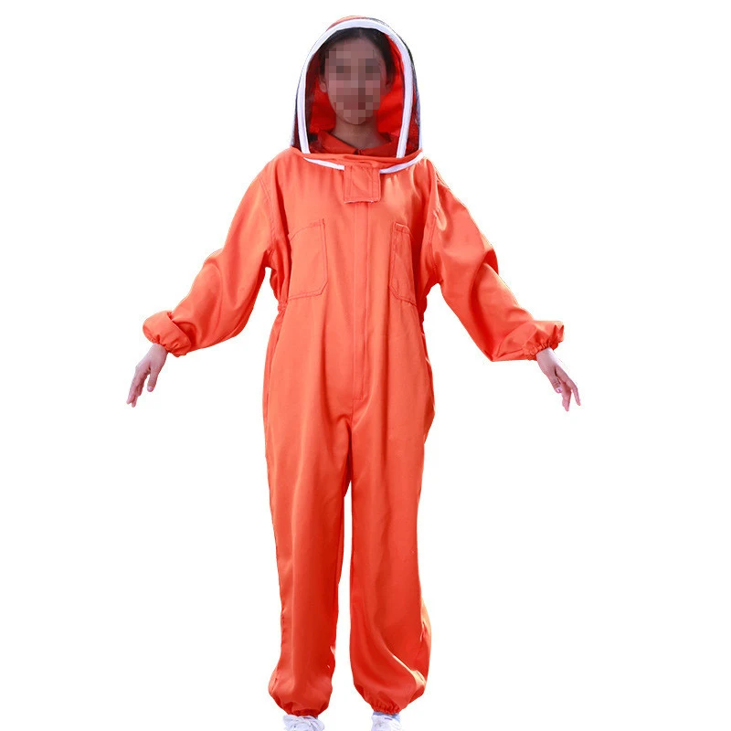 1 set beekeeping suit for bee keeper professional equipment yellow orange red beesuit cutton protective Anti bee