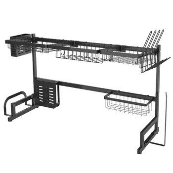 

Two Styles Drainer Shelf for Kitchen Drying Rack Organizer Supplies Storage