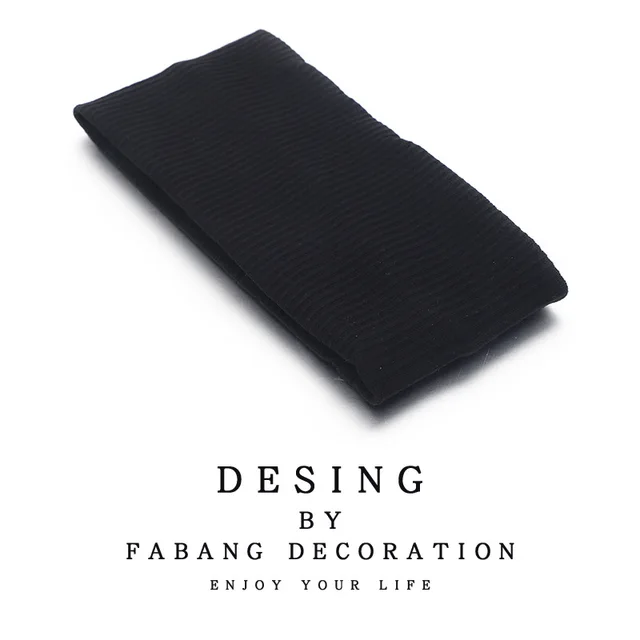 Woolen Cross  Top Knot Elastic Hair Bands For Women Soft Solid Color Turban Headbands Women Girls Hair Accessories 2021 J