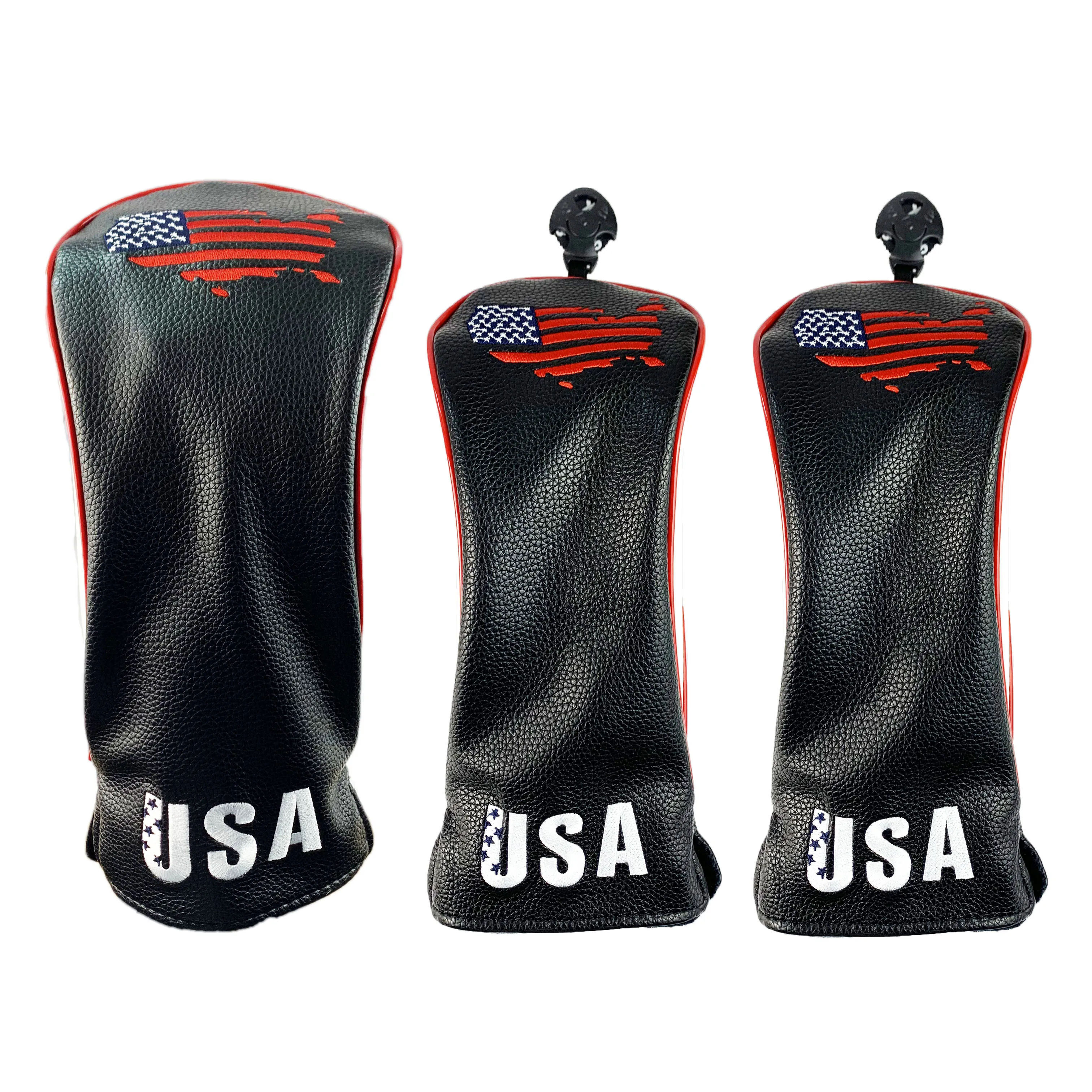 

NRC Golf Club Cover Golf Headcovers for Woods 3pcs Golf Woods Clubs Headcovers Set 1# 3# 5# Driver Head Cover