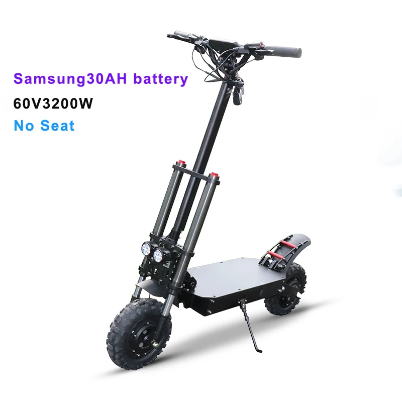 JS 3200 Вт Электрический скутер для взрослых с сиденьем samsung 35AH аккумулятор складной Ховерборд Fat Tire электрический самокат e скутер - Цвет: 3200W SAM30AH noseat